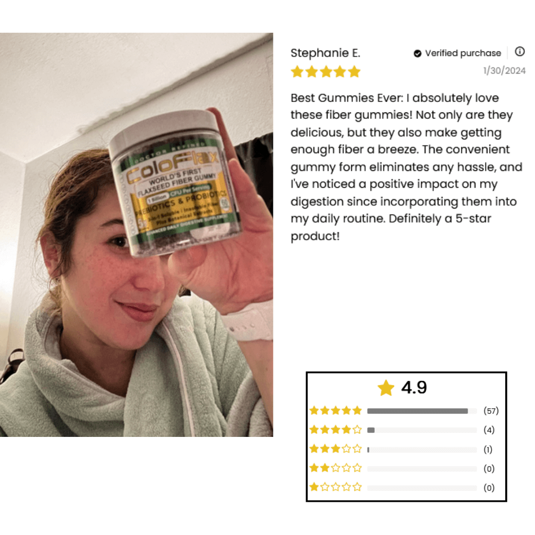 ColoFlax Flaxseed Fiber Gummies